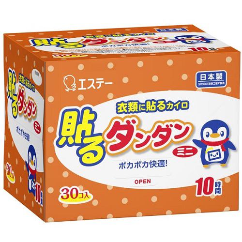 エステー 貼るダンダンミニ 使い捨てカイロ 30個入