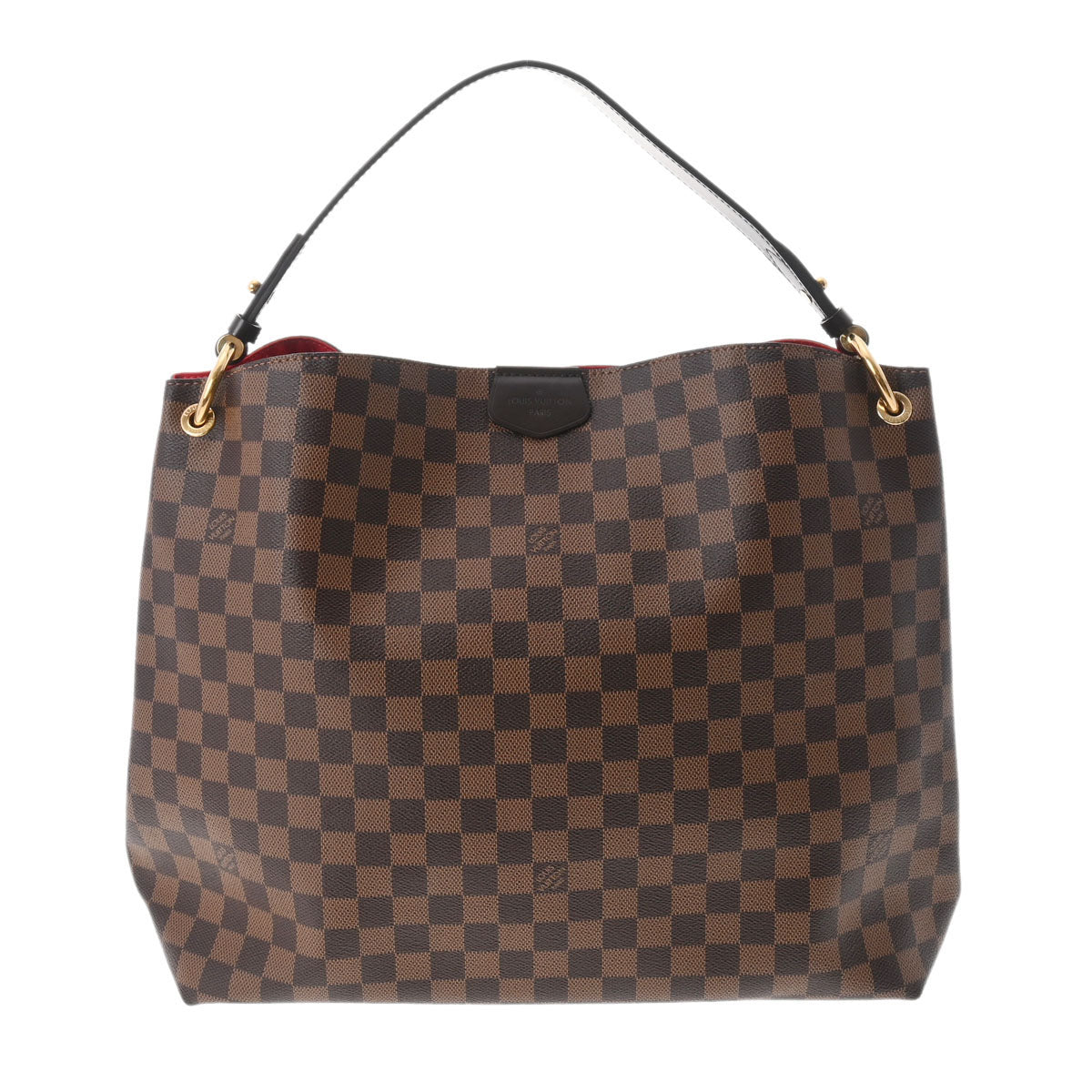 【お歳暮】LOUIS VUITTON ルイヴィトン ダミエ グレースフル MM ブラウン N44045 レディース ダミエキャンバス ワンショルダーバッグ Aランク 中古 