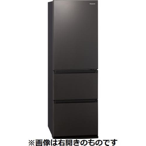 パナソニック NR-C374GCL-T 3ドア冷蔵庫 (365L・左開き) ダークブラウン