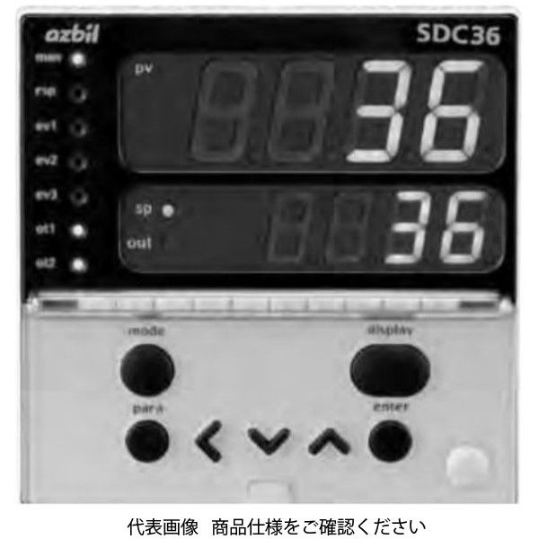 アズビル デジタル指示調節計 C36TR0UA43Y0 1個（直送品）