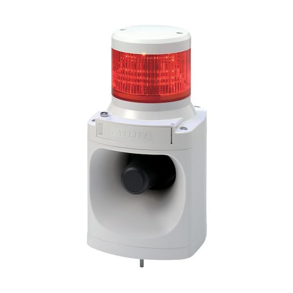 パトライト LED積層信号灯付き電子音報知器 LKEH-110FC-Y 1台 389-9903（直送品）