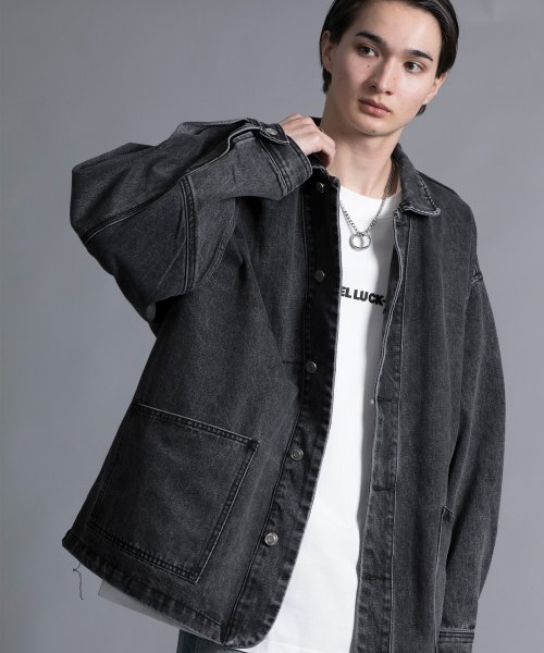 【aimoha neo】VINTAGE PROCESSED LOOSE FIT JACKET