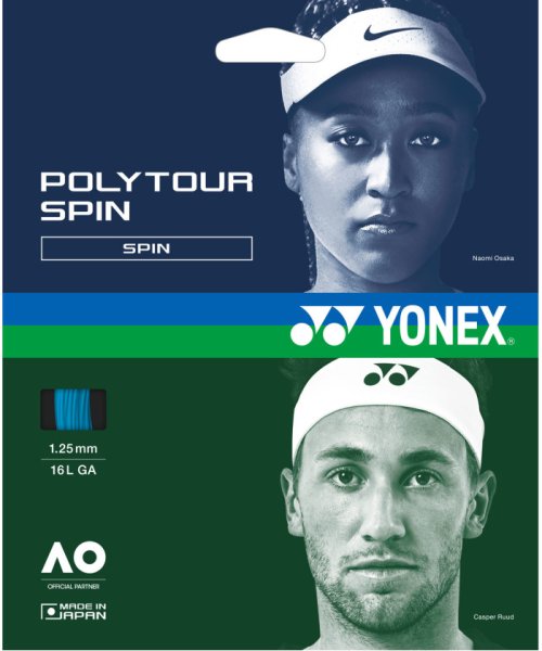 Yonex ヨネックス テニス ポリツアースピン ガット ストリング 耐久性 サーモプレスト