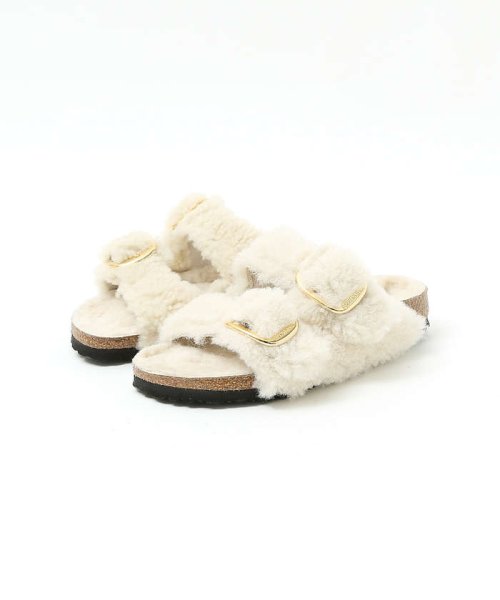 ●BIRKENSTOCK ARIZONA TEDDY Wベルトファーサンダル