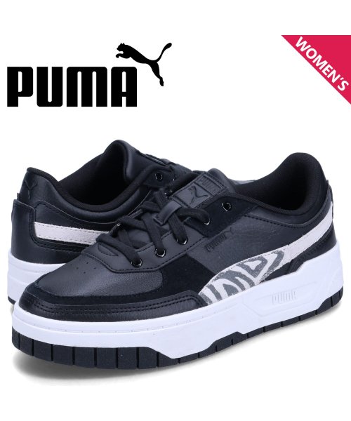 PUMA プーマ スニーカー カリ ドリーム アニマル レディース 厚底 CALI DREAM ANIMAL ブラック 黒 393098－02