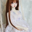 BJD 1/3 1/4  1/6人形 ドール用ウィッグ カツラ 耐熱 ハンドメイドzxww-57