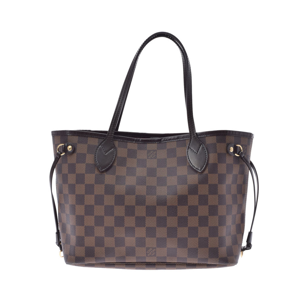 LOUIS VUITTON ルイヴィトン ダミエ ネヴァーフル PM ブラウン N51109 レディース ダミエキャンバス ハンドバッグ ABランク 中古 