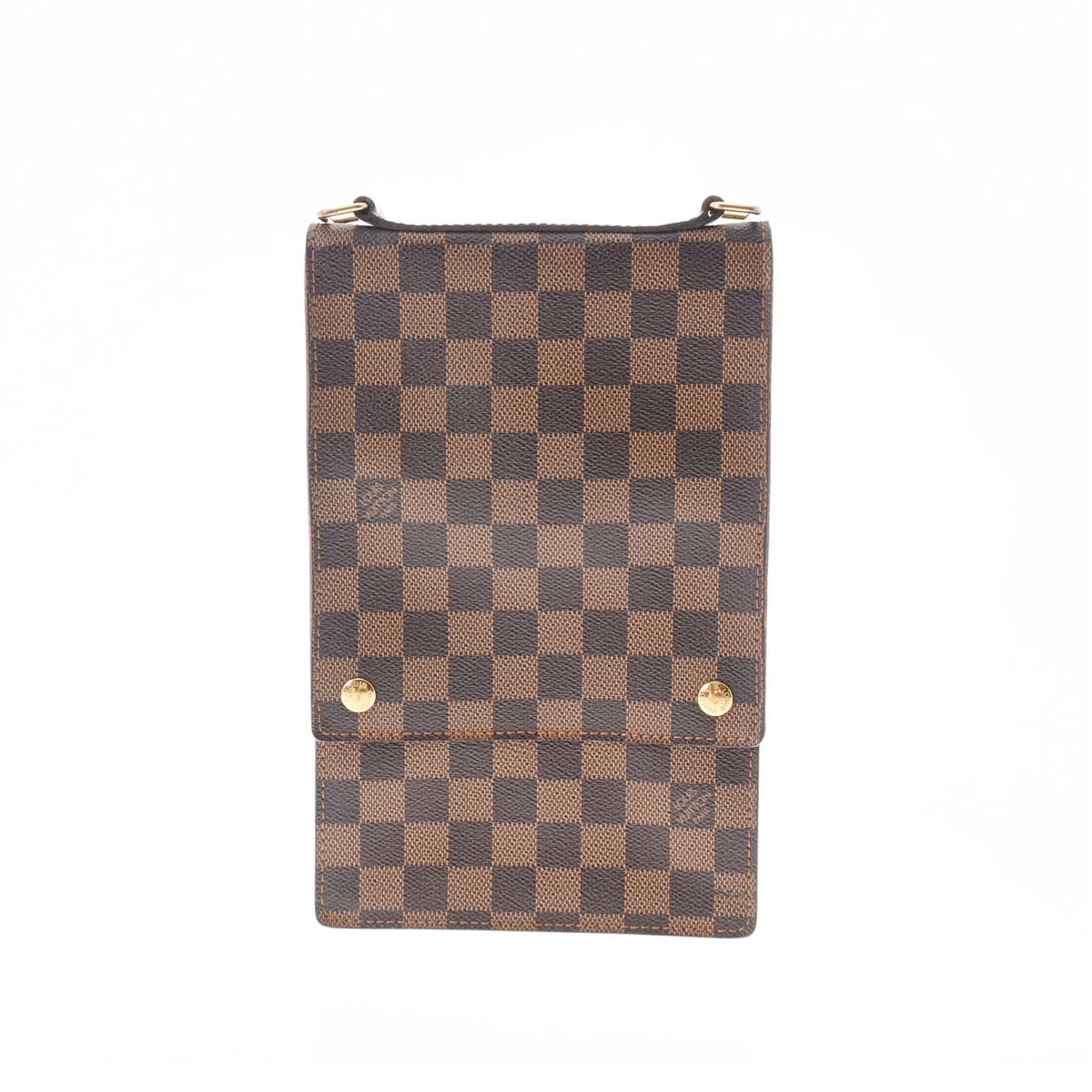 LOUIS VUITTON ルイヴィトン ダミエ ポートベロー ブラウン N45271 レディース ダミエキャンバス ショルダーバッグ Bランク 中古 