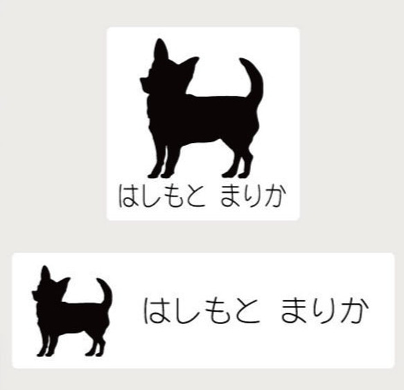 チワワスムース_オリジナルペットシルエットお名前スタンプ_犬グッズ_名入れ_PET-TEP_ENT_078_101