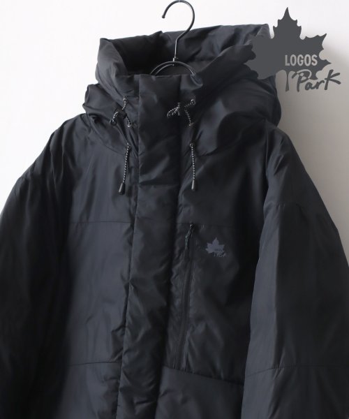 【Lazar】LOGOS/ロゴス Fiber Down Jacket Parka/撥水 中綿 ファイバーダウンジャケットパーカー/アウター