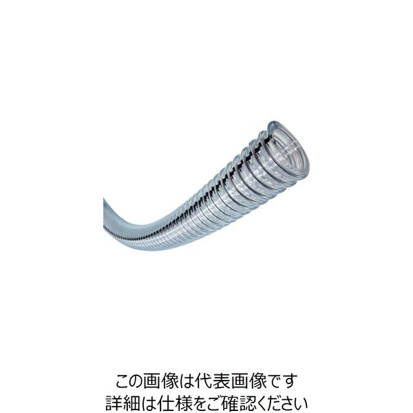 トヨックス トヨトップーE100℃ホース 長さ3m 内径50.8mm TPE100C-50-3 252-5464（直送品）