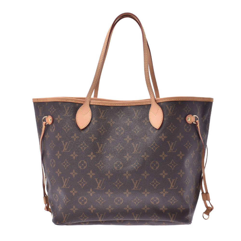 LOUIS VUITTON ルイヴィトン モノグラム ネヴァーフルMM ブラウン M40156 ユニセックス モノグラムキャンバス トートバッグ Aランク 中古 