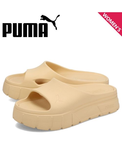 PUMA プーマ サンダル メイズ スタック インジェックス ウィメンズ レディース 厚底 MAYZE STACK INJEX WOMENS イエロー 3894