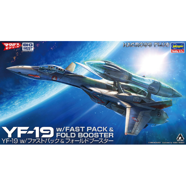 ハセガワ 1/72 YF-19 w/ファストパック & フォールドブースター 65885YF19Fﾊﾟﾂｸﾌｵ-ﾙﾄﾞB