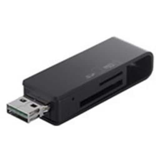 バッファロー BSCRD05U2BK どっちもUSBコネクター採用USB2.0対応カードリーダーライター／ブラック