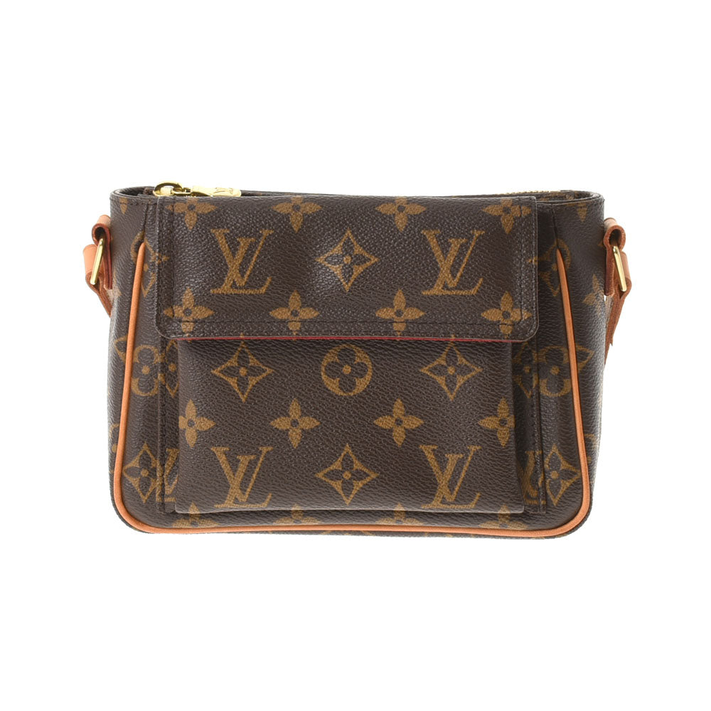 LOUIS VUITTON ルイヴィトン モノグラム ヴィバシテ PM ブラウン M51165 レディース モノグラムキャンバス ショルダーバッグ ABランク 中古 