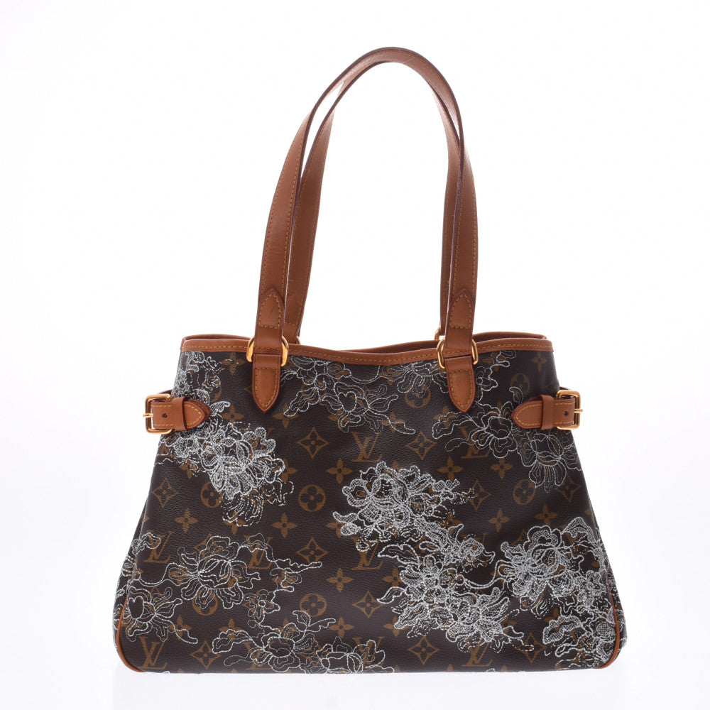 LOUIS VUITTON ルイヴィトン モノグラム ダンテェル バティニョール オリゾンタル ブラウン M95399 レディース トートバッグ Aランク 中古 