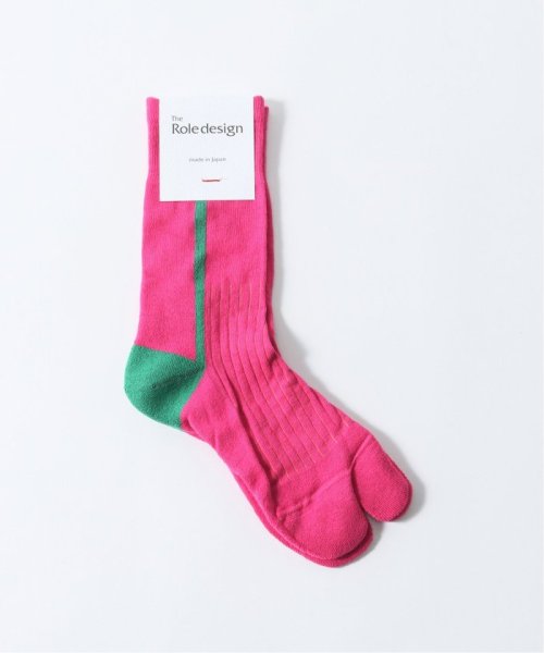 【THE ROLE DESIGN / ザ ロールデザイン】SIDE LINE SOCKS WOMEN