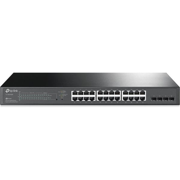 TP-LINK ＪｅｔＳｔｒｅａｍ　２４ーＰｏｒｔ　Ｇｉｇａｂｉｔ　Ｓｍａｒｔ　ＰｏＥ＋　Ｓｗｉｔｃｈ　ｗｉｔｈ　４　ＳＦＰ　Ｓｌｏｔｓ（直送品）