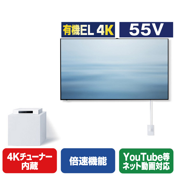 【2025カレンダーの人気アイテム】 パナソニック 55V型4Kチューナー内蔵4K対応有機ELテレビ【壁掛け専用】 VIERA TH-55LW1L