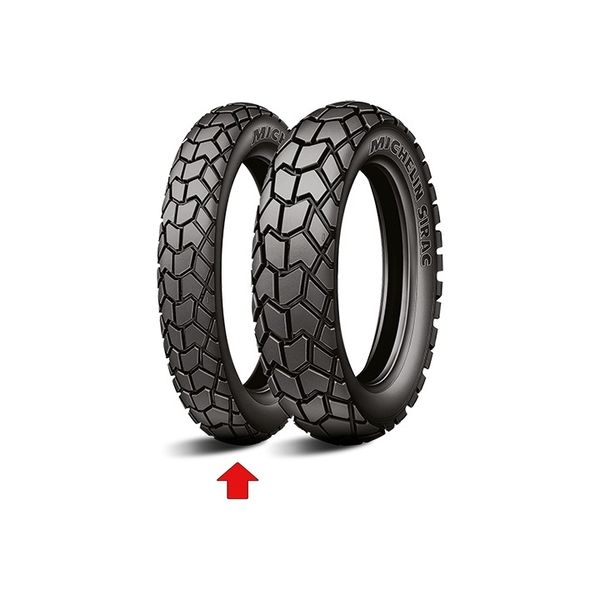 【カー用品・バイク用タイヤ】ミシュラン SIRAC 110/80-18 58R 1個（直送品）