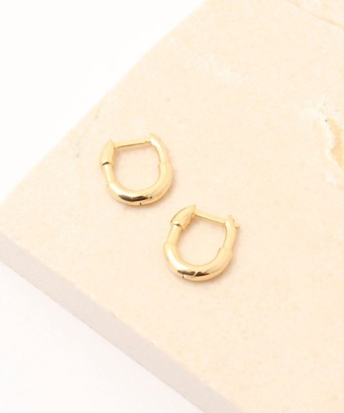 【Otiumberg/オティウムバーグ】 Small Staple Hoop Pair ミニフープピアス