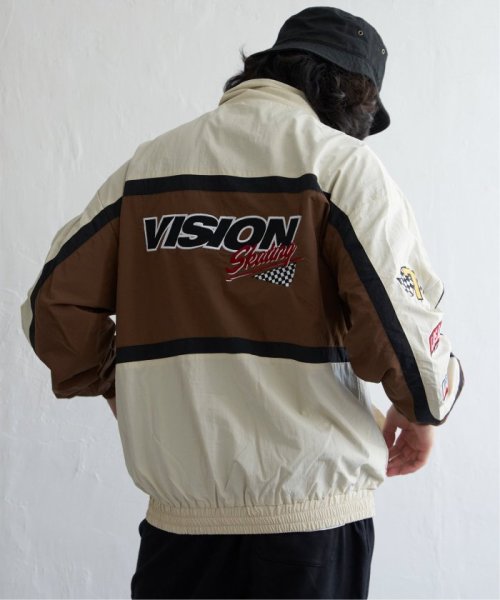 【ユニセックス】VISION STREET WEAR ヴィジョンストリートウェア スタンドレーシングジャケット