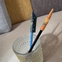 ⌘レザー鉛筆キャップ⌘ミモザの刺繍入り????⌘