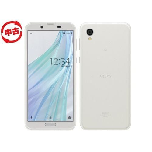 【中古】SHARP AQUOS sense2 SH-01L SIMフリー シルキーホワイト