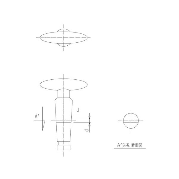 旭製作所 二方コック 閉止 ガラスコック 40/65 2100-40 1個 65-2347-56（直送品）