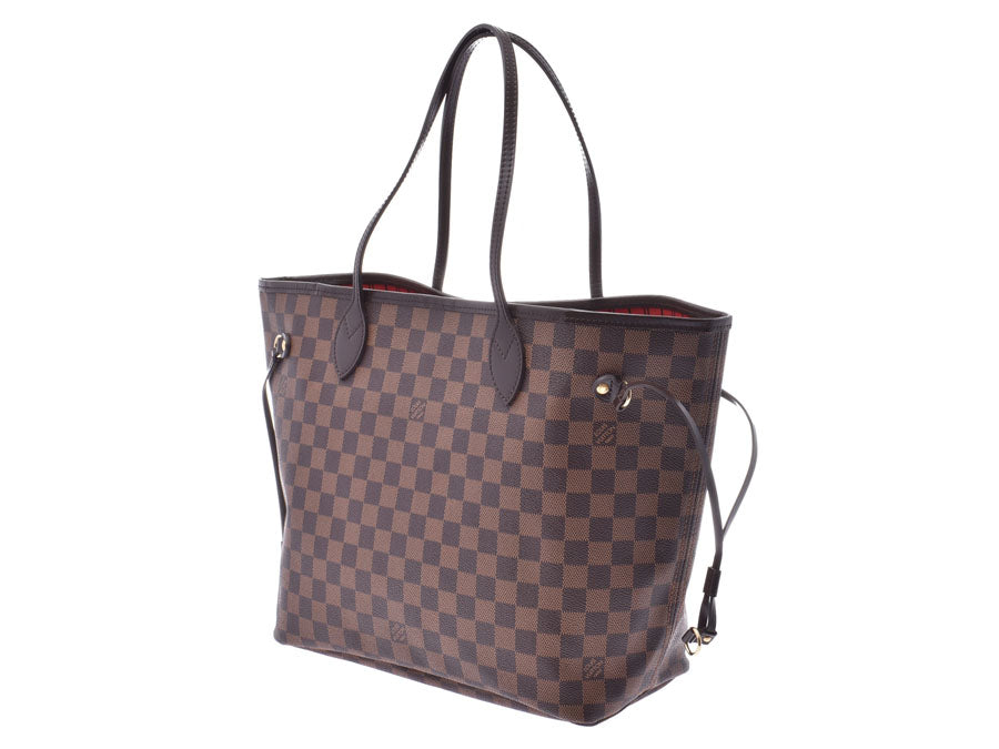 ルイヴィトン ダミエ ネヴァーフルMM ブラウン N51105 レディース トートバッグ Aランク 美品 LOUIS VUITTON 中古 