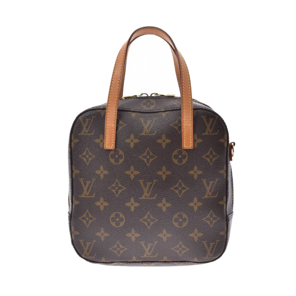 LOUIS VUITTON ルイヴィトン モノグラム スポンティーニ 2WAY ブラウン M47500 ユニセックス モノグラムキャンバス ハンドバッグ Bランク 中古 