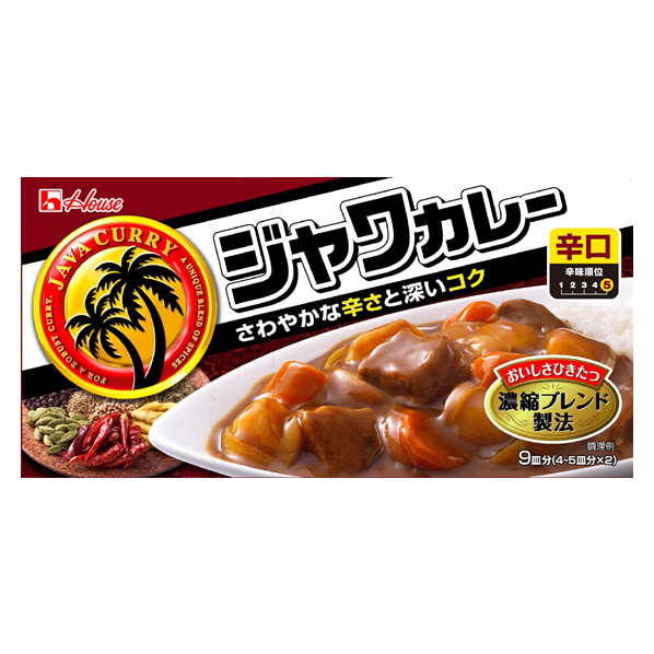 ハウス食品 ジャワカレー辛口 185g F850299