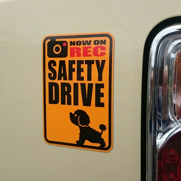 SAFETY DRIVE マグネット(犬種選べます)