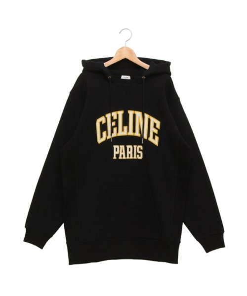 セリーヌ パーカー フーディー オーバーサイズ フーディー ブラック レディース CELINE 2Y70F670Q 38WL