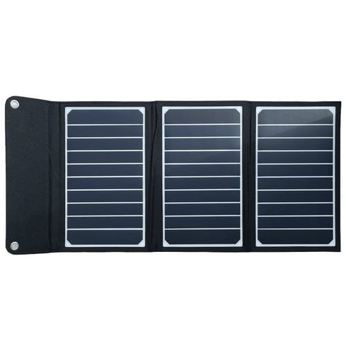 エアージェイ AJ-NSOLAR16W BK ポータブルソーラー充電器１6Wブラック