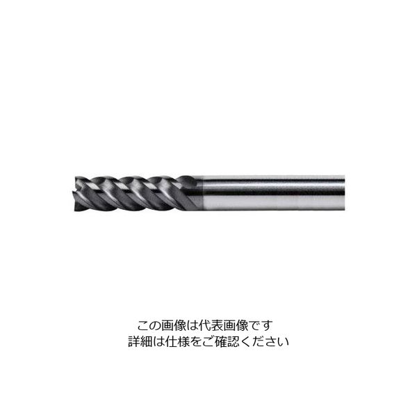 エスコ 10.0x75mm エンドミル(AITicrN coat/超硬・4枚刃 EA824SB-10.0 1セット(2本)（直送品）