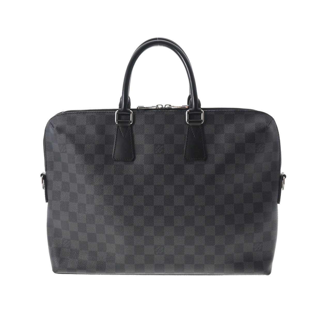 LOUIS VUITTON ルイヴィトン ダミエ グラフィット ポルトドキュマンジュール PDJ ブラック N48224 メンズ ダミエグラフィットキャンバス ビジネスバッグ ABランク 中古 