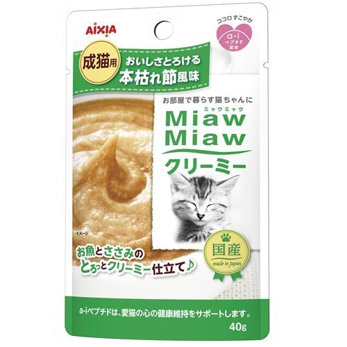 アイシアＭｉａｗＭｉａｗクリーミーパウチ 本枯節風味４０ｇ