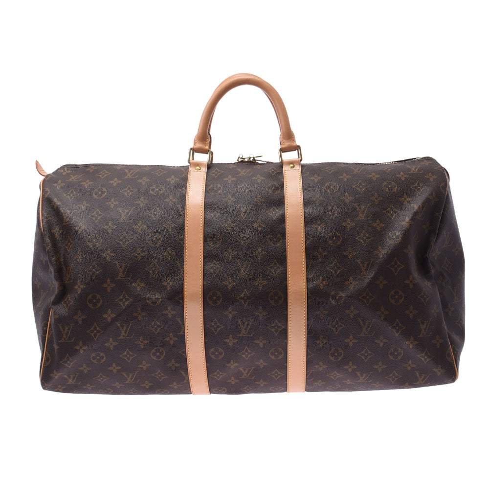 LOUIS VUITTON ルイヴィトン モノグラム キーポル55 ブラウン M41424 ユニセックス モノグラムキャンバス ボストンバッグ Aランク 中古 