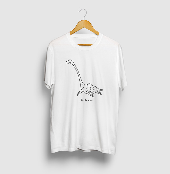 UMA ネッシーTシャツ 未確認生物イラスト