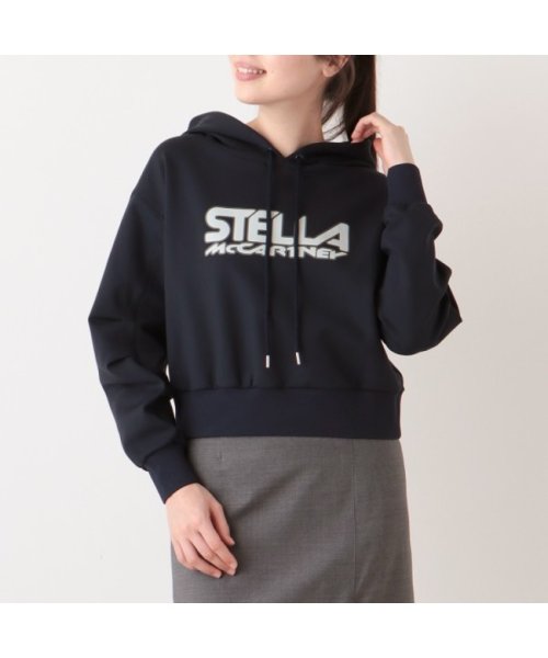 ステラマッカートニー パーカー フーディー ロゴ ネイビー レディース STELLA McCARTNEY 603682 SPW05 4000