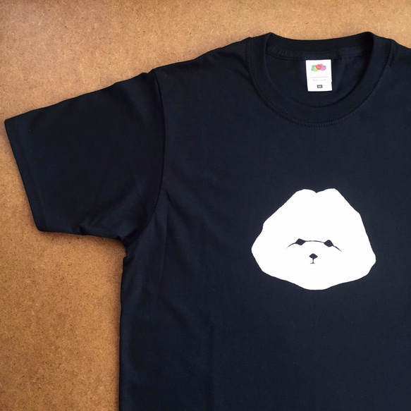 トリミング犬　Tシャツ　black