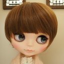 ネオブライス ウィッグ ガーリーシャギーボブ マロンブラウン 10インチ/ドール Blythe