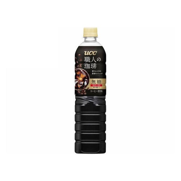 UCC 職人の珈琲 無糖 900ml FCC6834-504236