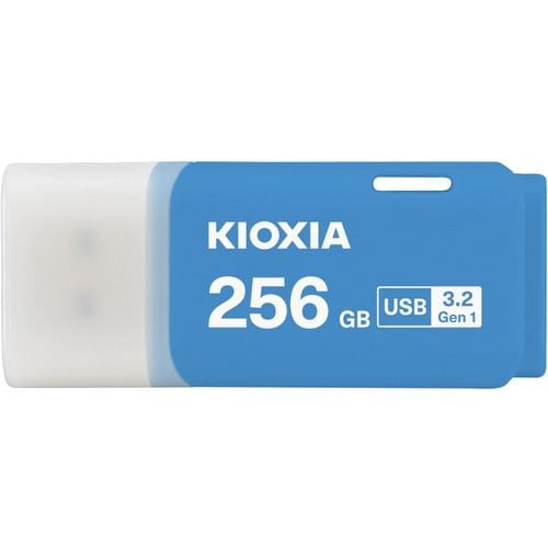 【推奨品】KIOXIA KUC-3A256GML USBメモリ TransMemory U301 256GB Type-Aコネクタ Win／Mac対応 キャップ式 ブルー