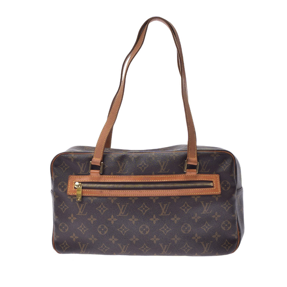 LOUIS VUITTON ルイヴィトン モノグラム シテGM ブラウン M51181 ユニセックス モノグラムキャンバス ハンドバッグ Bランク 中古 