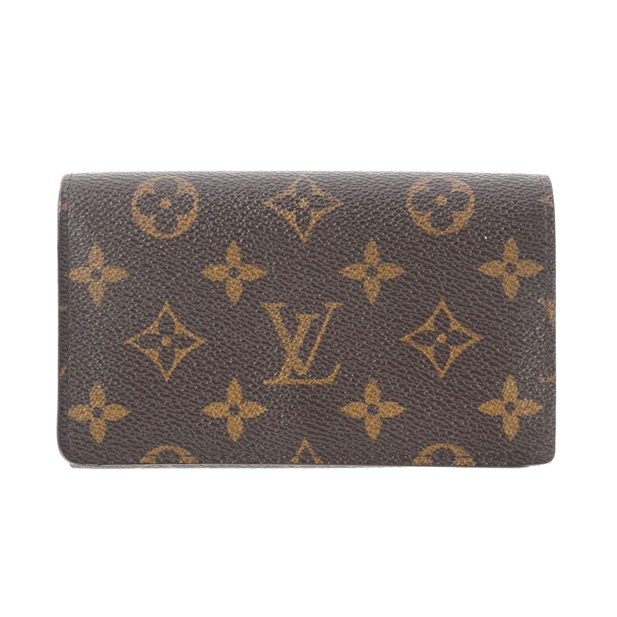 LOUIS VUITTON ルイヴィトン ポルトフォイユ トレゾール ブラウン M61736 メンズ モノグラムキャンバス 二つ折り財布 Bランク 中古 