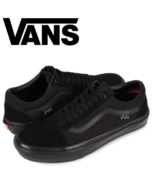 VANS ヴァンズ スケート オールドスクール スニーカー メンズ バンズ スケシュー SKATE OLD SKOOL ブラック 黒 VN0A5FCBBKA