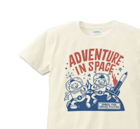 ビーンズマンのスペースアドベンチャー　S～XL　Tシャツ【受注生産品】